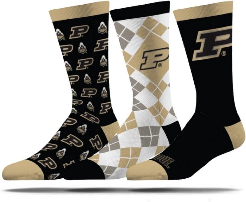 Strideline Store Mens NCAA Dress Socks- The Executive 3 Pack-One Size Fits Most - Image 1